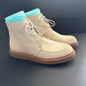 J Crew Women's Suede desert Boots 9.5 All Leather